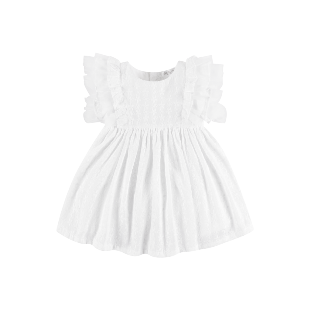 Deolinda Girls White Traditional Dress (407) - Babyshop Glasgow | Kids ...