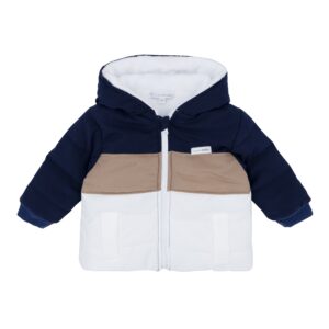 Blues Baby Boys Navy/Beige Winter Jacket (586)